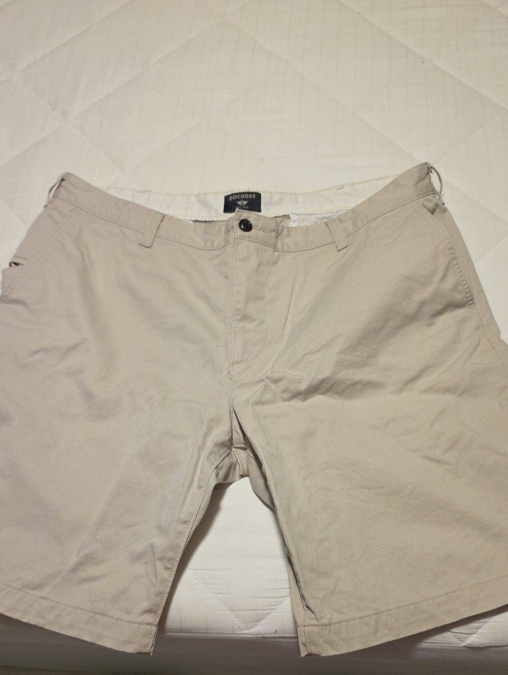 Dockers Men's Light Khaki Chino Shorts - Stone Tan